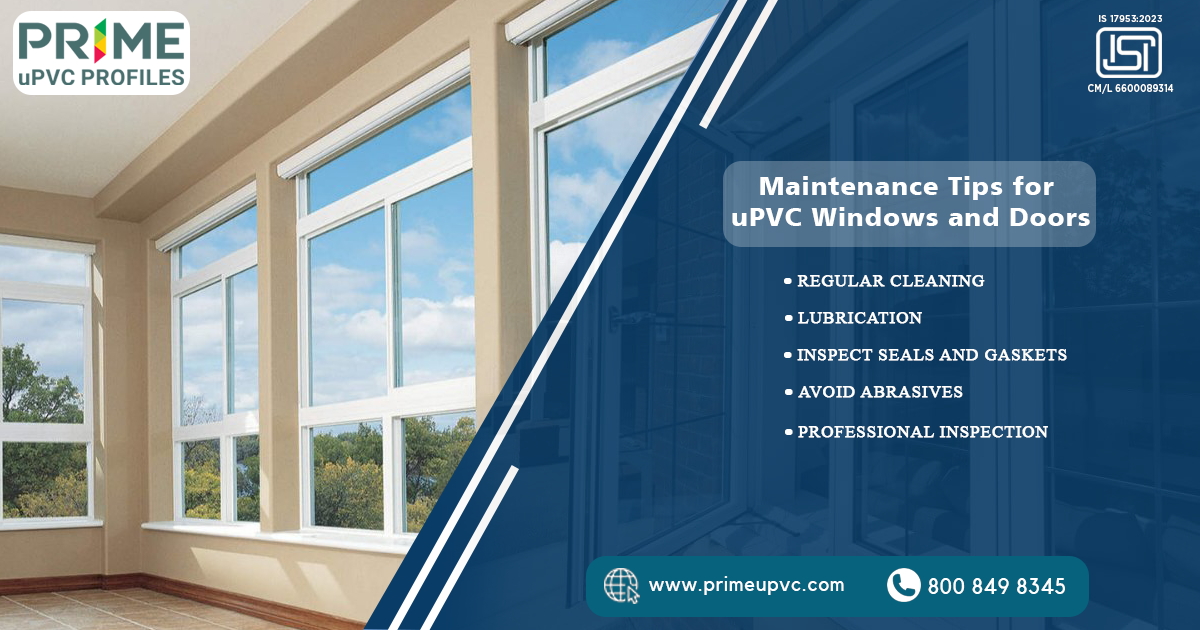 Maintenance Tips for uPVC Windows and Doors